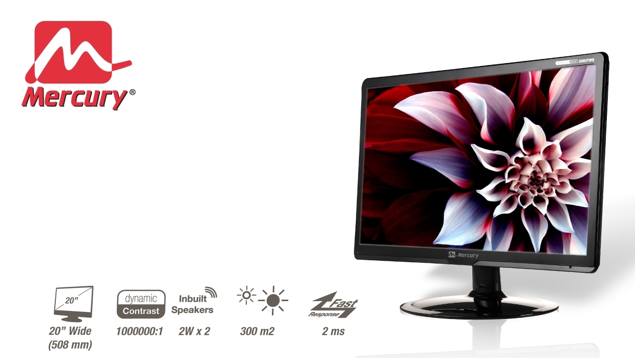 Mercury Launches PerfectView LED Monitor in India