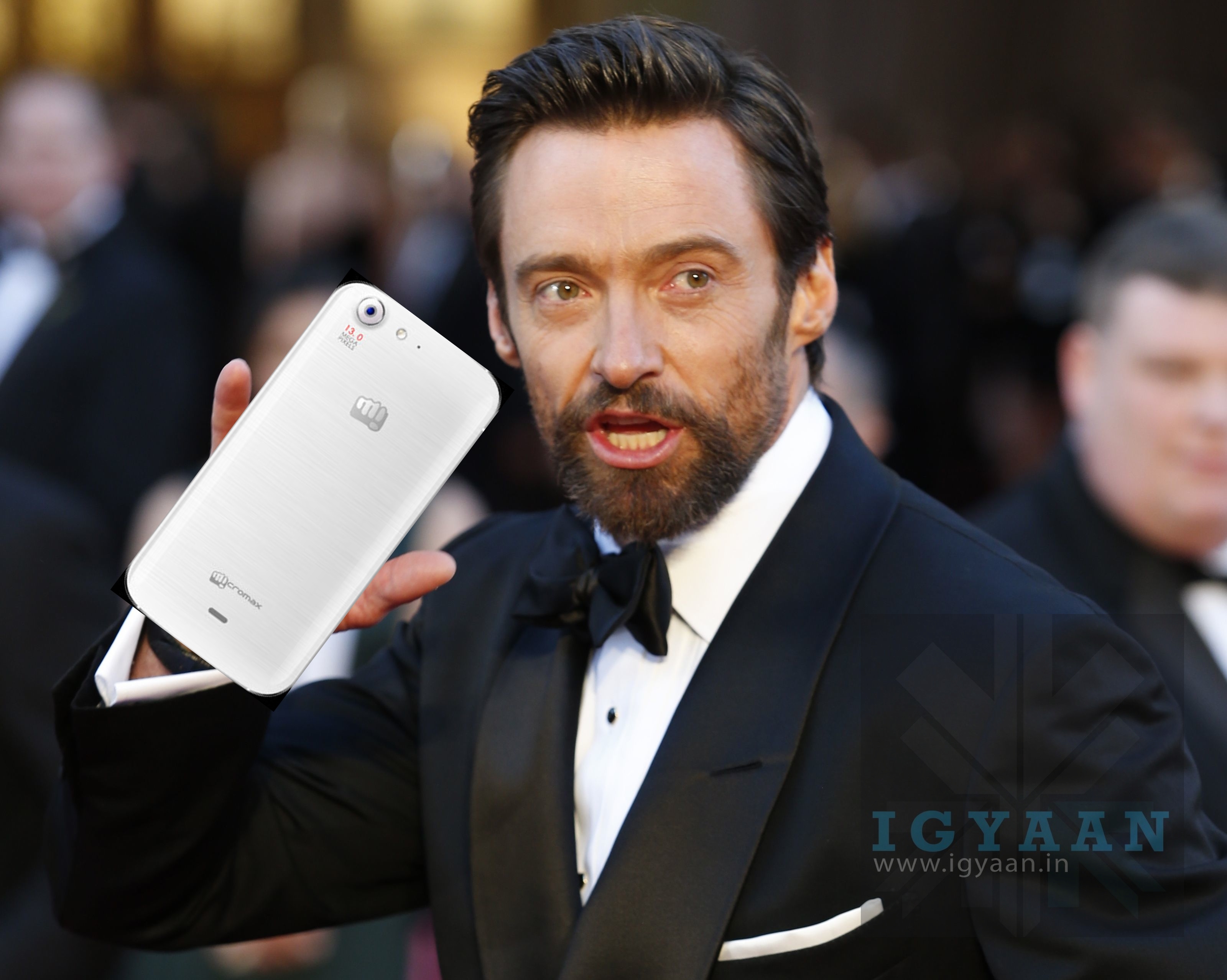 Hugh Jackman becomes the face of Micromax Canvas Turbo and more !
