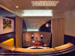 Luxury Lobby for First class ticket holders.