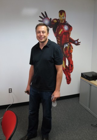 Elon was the inspiration behind Robert Downey's Iron Man