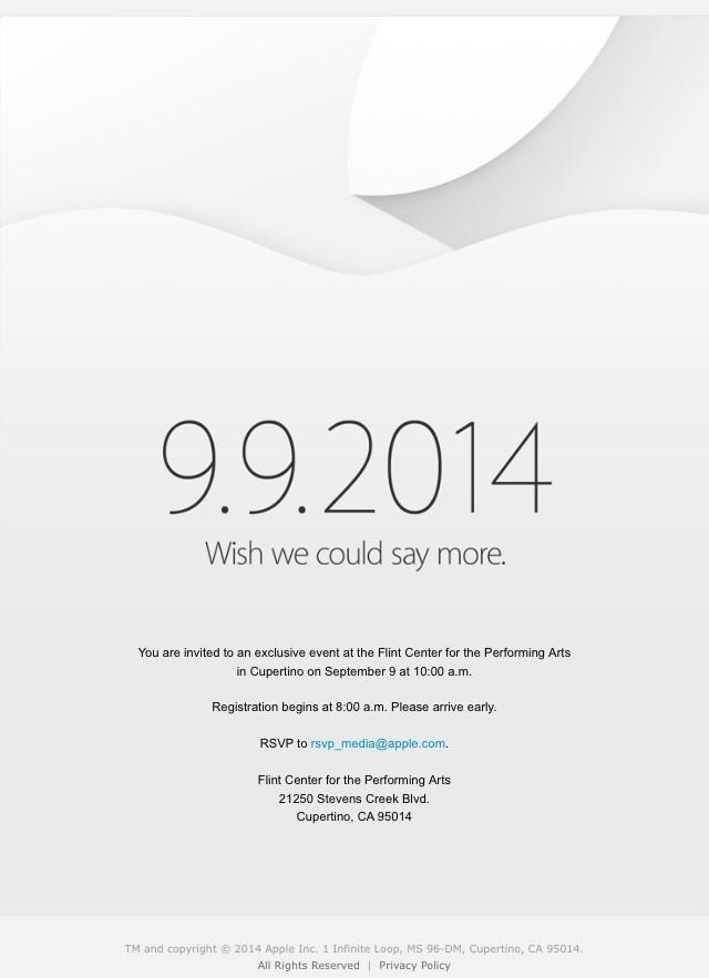 apple sept 9 invite