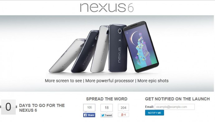 nexus 6 preorder