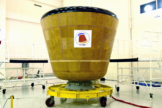 CARE was an unmanned crew module that tested India's capability of sending astronauts in space.