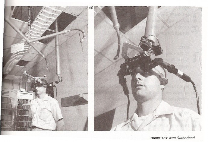 Sword of Damocles was the first computer aided VR headset.