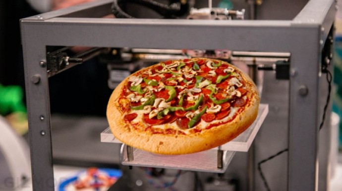 3d printed pizza