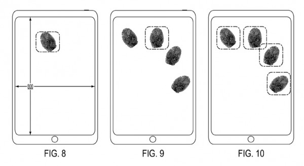 The Fingerprint sensor can be placed at one spot or it can be used to scan multiple fingers at once.