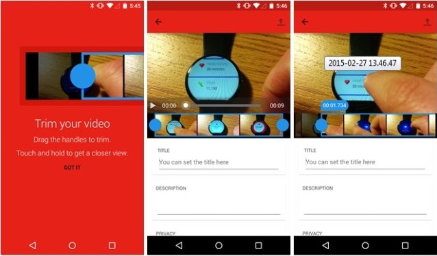 Youtube-trim on-Android