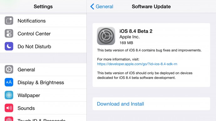 apple ios 8.4 download