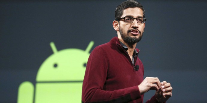 Sundar Pichai, the Google CEO.