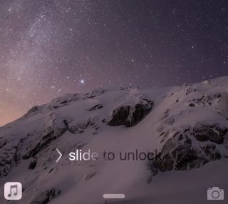 iOS 9 Lock Screen