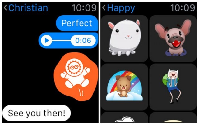 Messenger app on Apple Watch