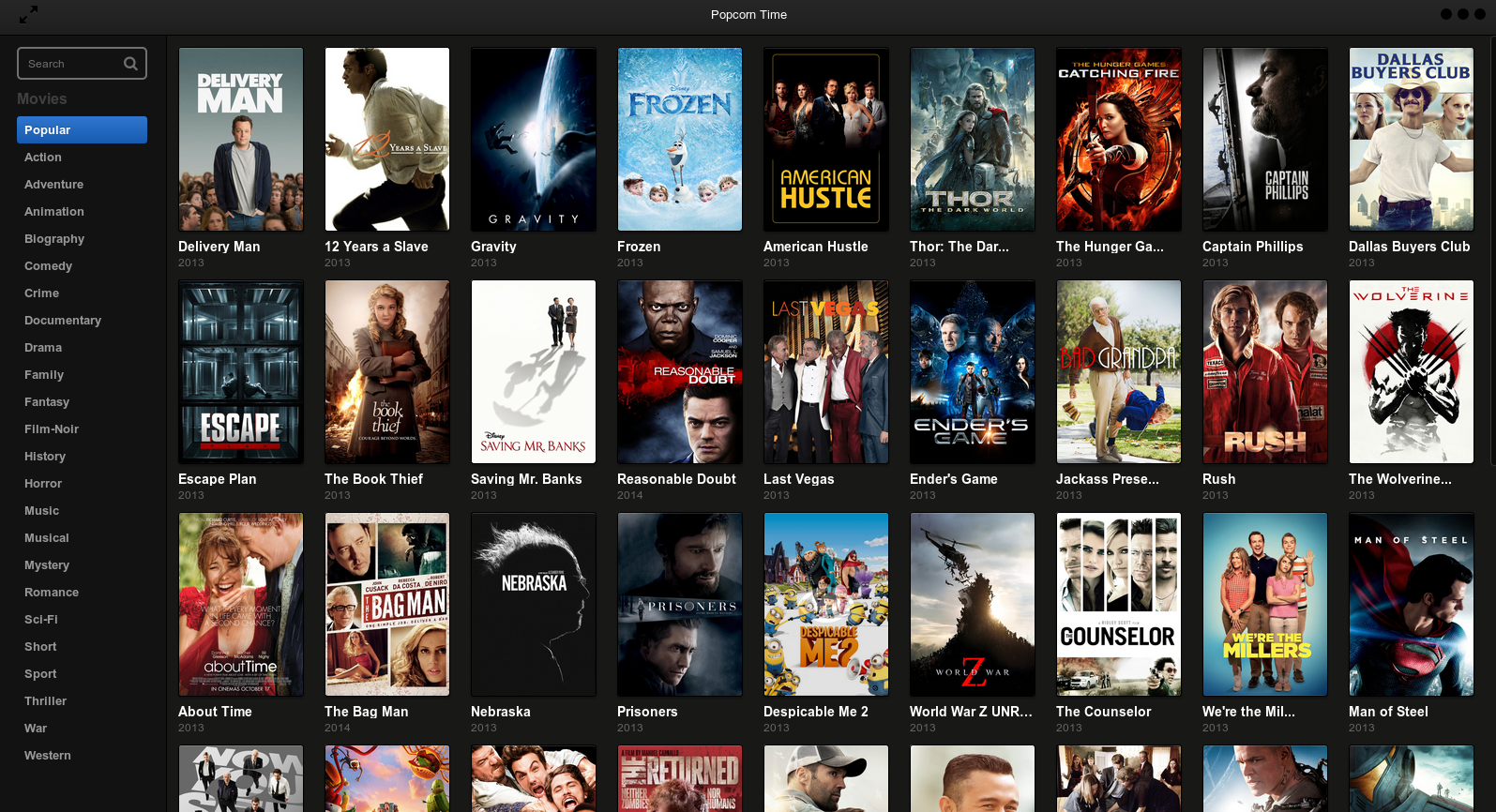 MPAA Shuts Down Online Streaming App Popcorn Time