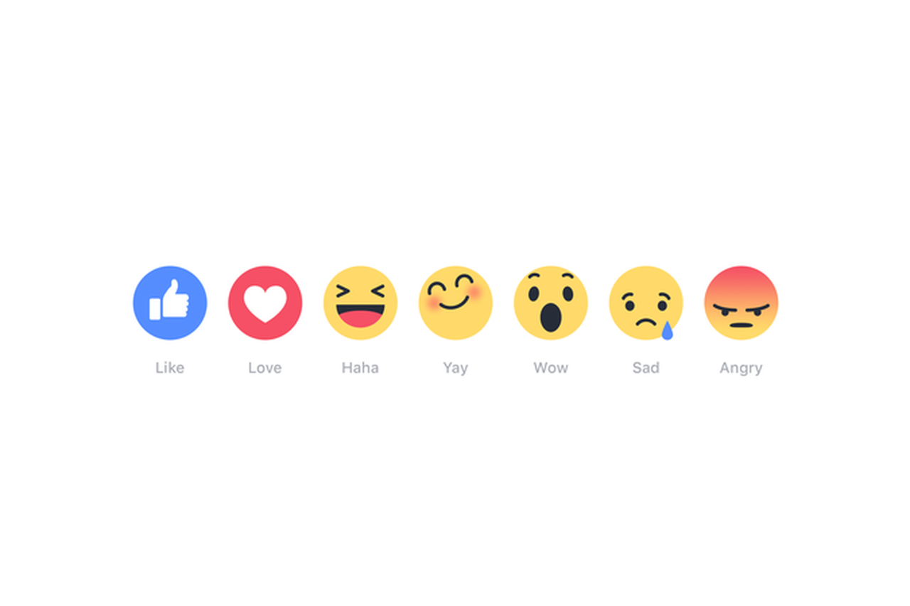 Facebook Brings Variety to “Like” with New “Reactions” Feature