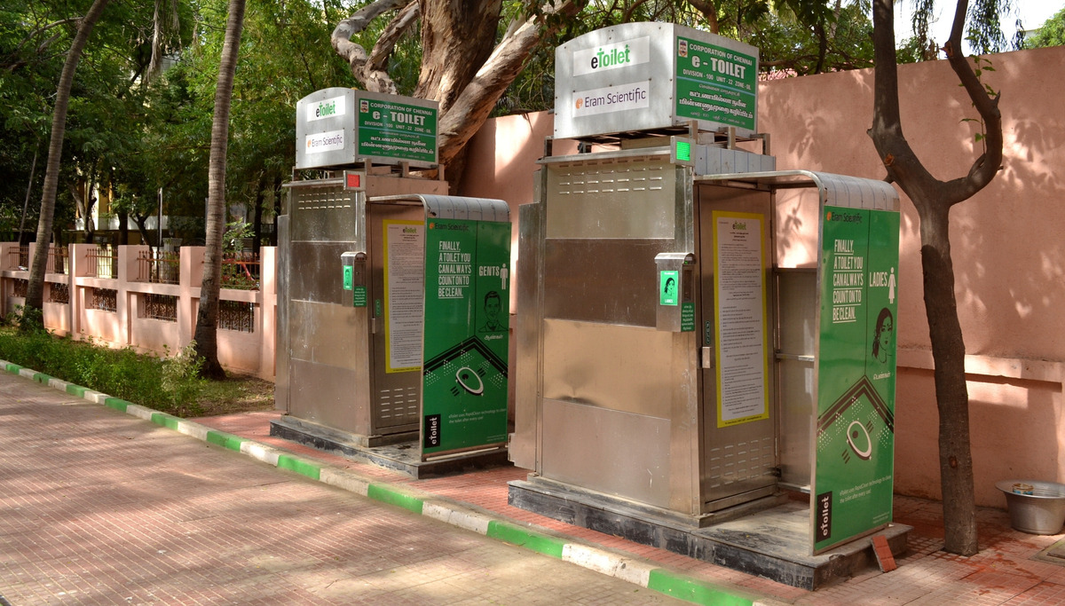 India Gets First Smart Self Cleaning Toilets