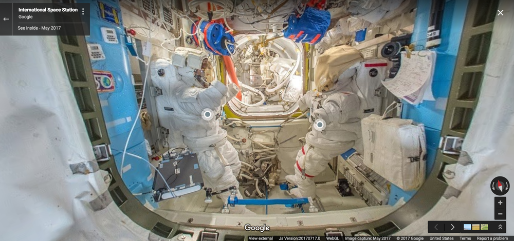 Visit The International Space Station With Google Street View
