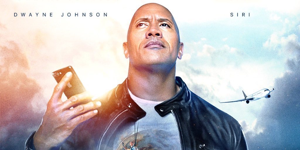 The Rock is Making a Movie With Siri