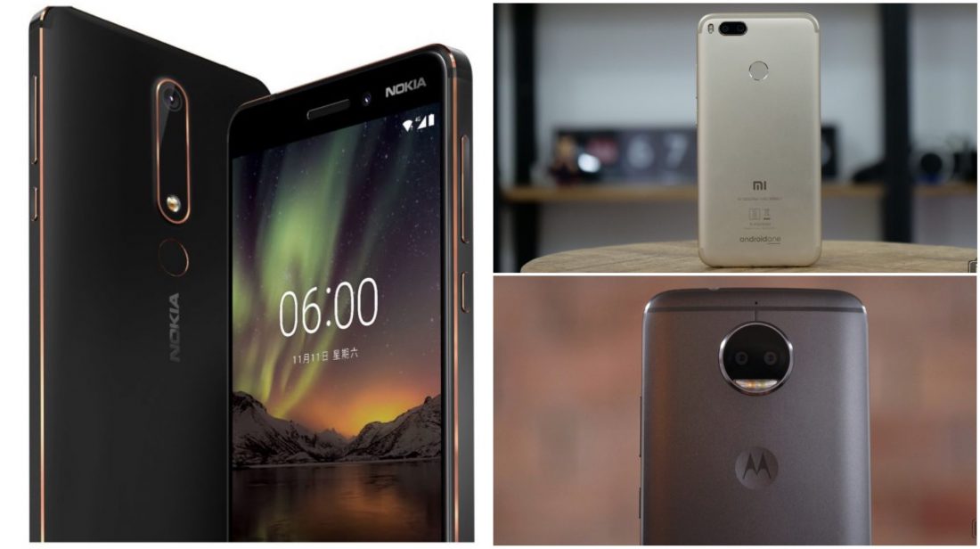 Nokia 6 (2018) Vs Xiaomi Mi A1 Vs Moto G5s Plus, Specs ...