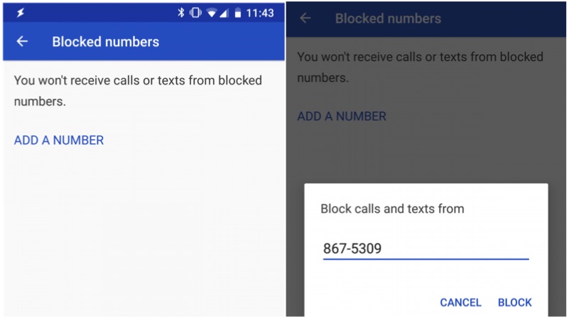 call blocking