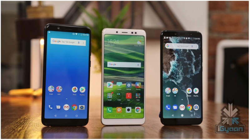 Zenfone Max Pro Redmi Note 5 Pro Mi A2