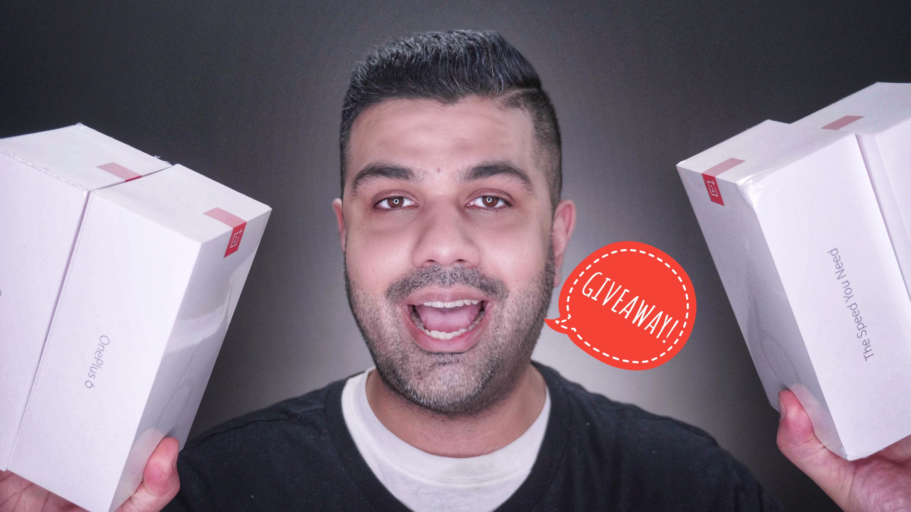 Four OnePlus 6 Red Giveaway