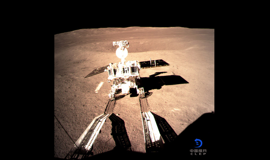 Chinese Rover Shares First Photo Of The Far Side Of The Moon