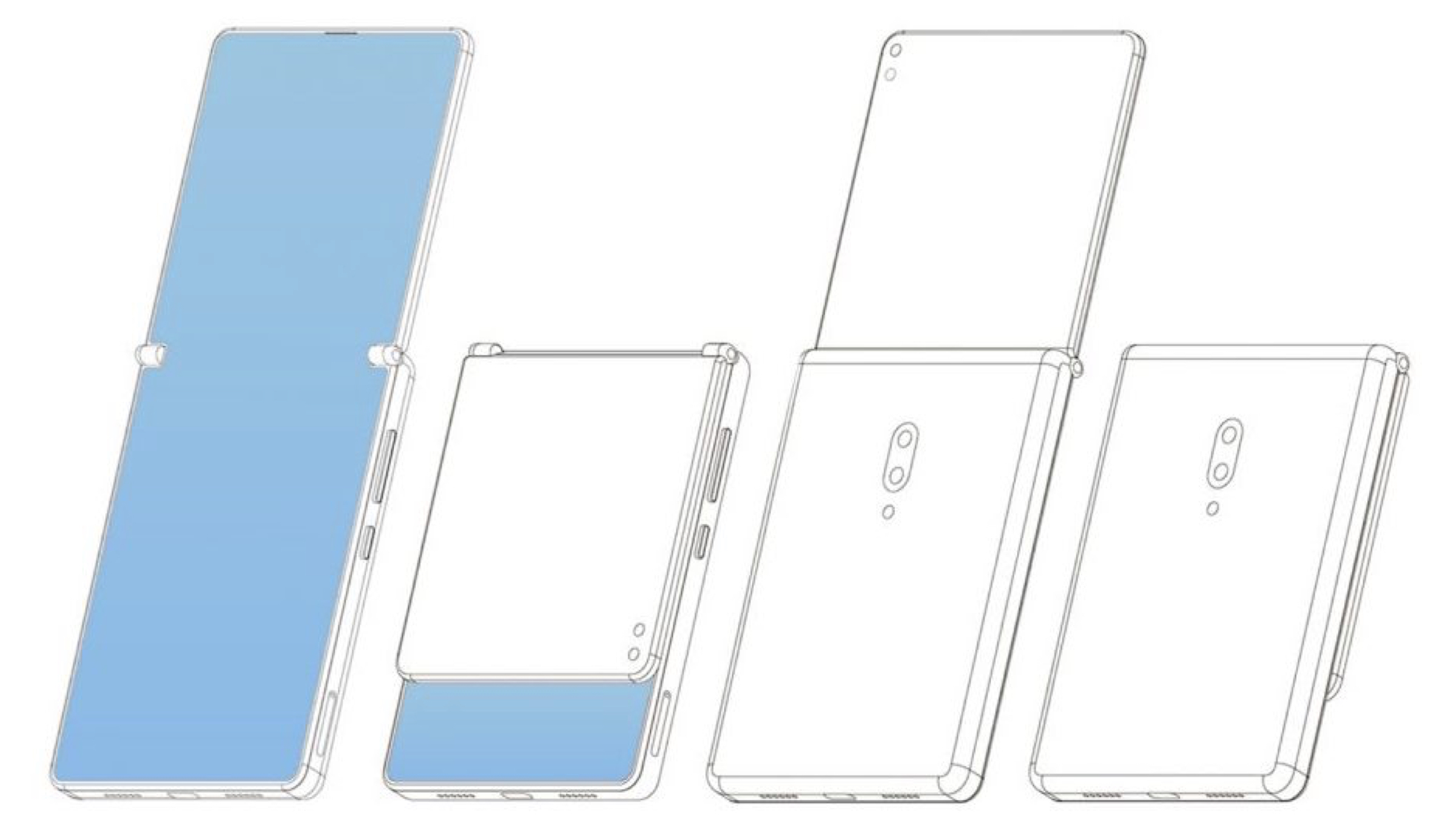 ZTE Is Working On A Foldable Phone With A Clamshell Design