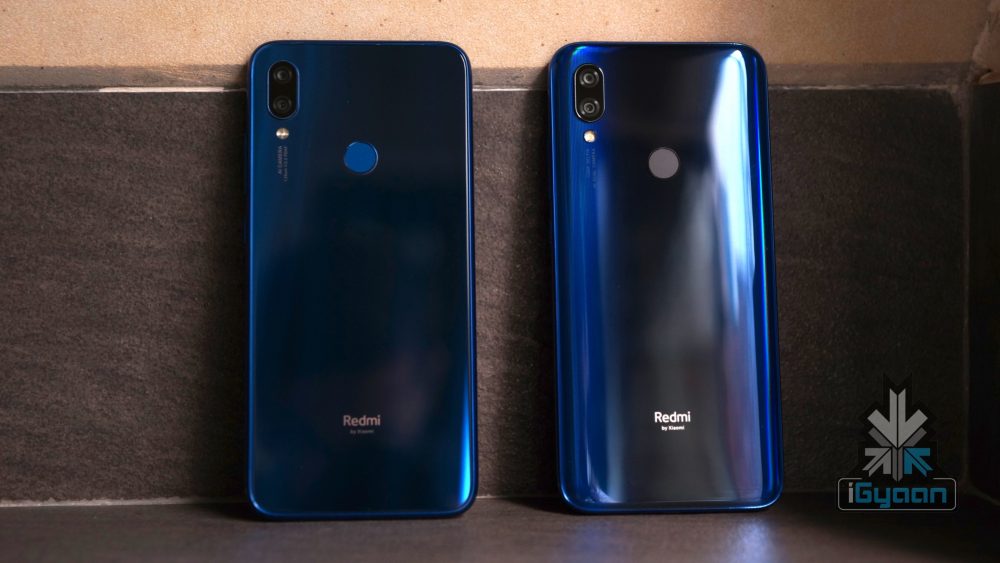 redmi y3 and redmi note 7 pro