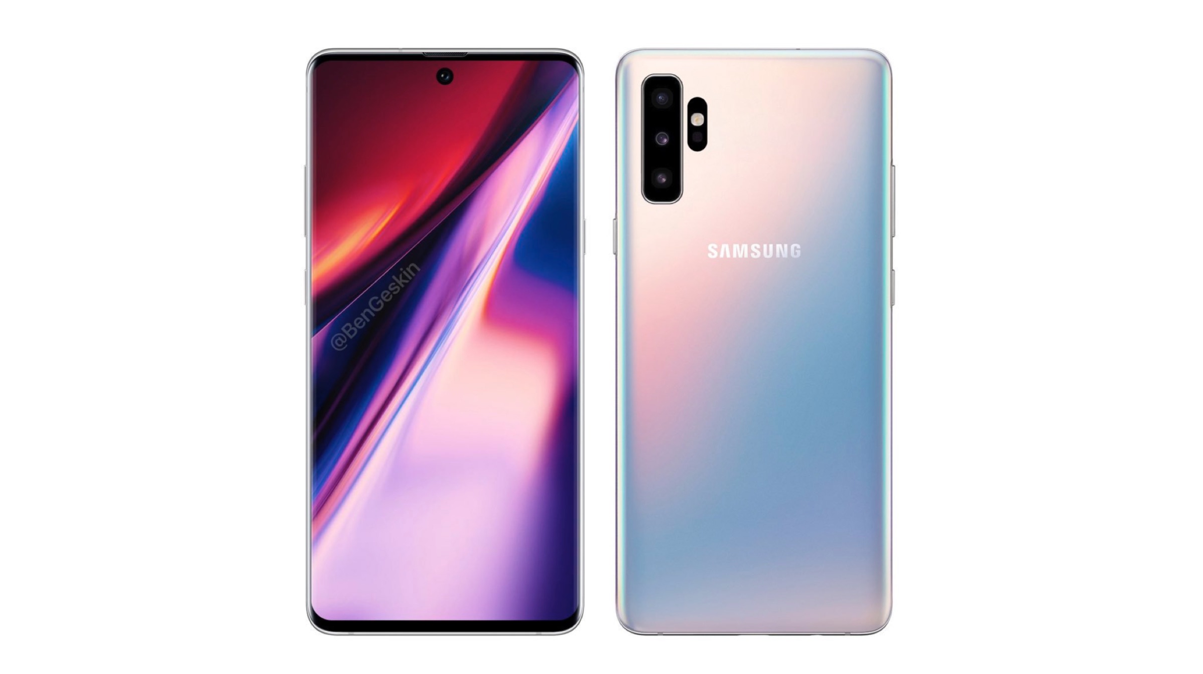 Samsung Galaxy Note 10 Renders