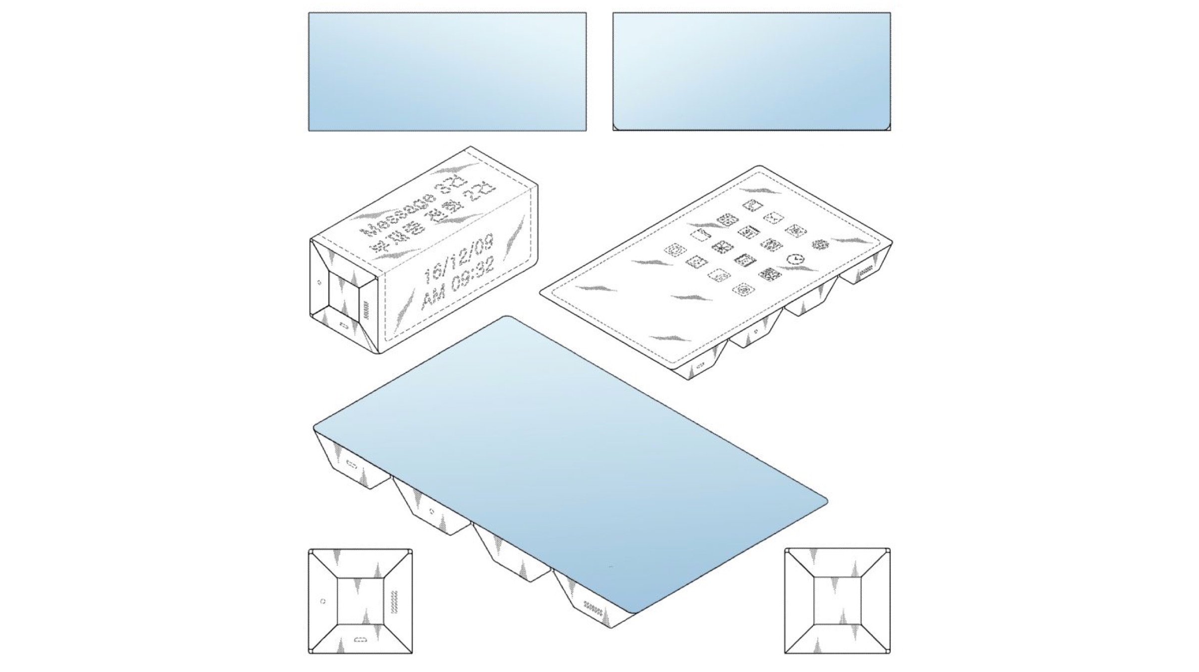 Samsung Patents A Rectangular Foldable Device With Large Flexible Display