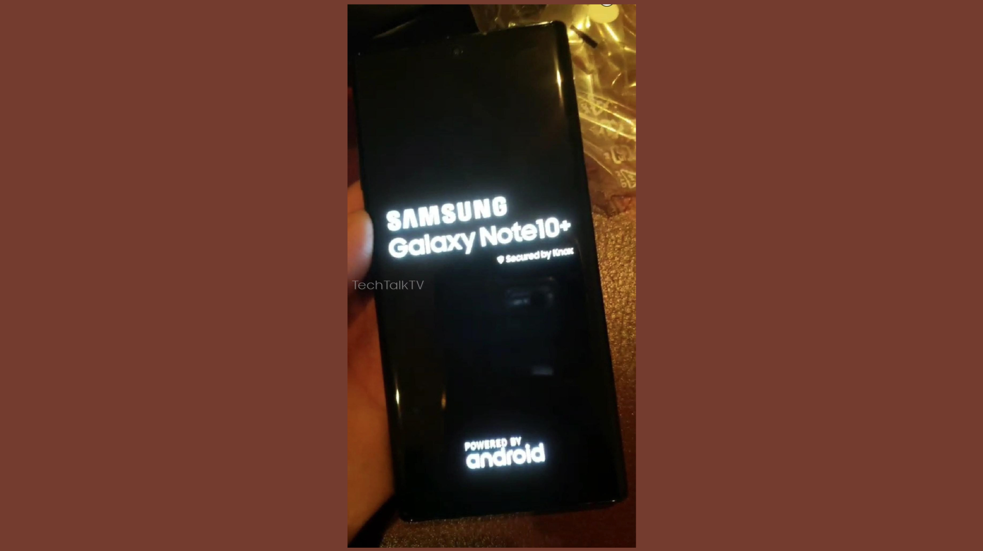 Samsung Galaxy Note 10+ Front