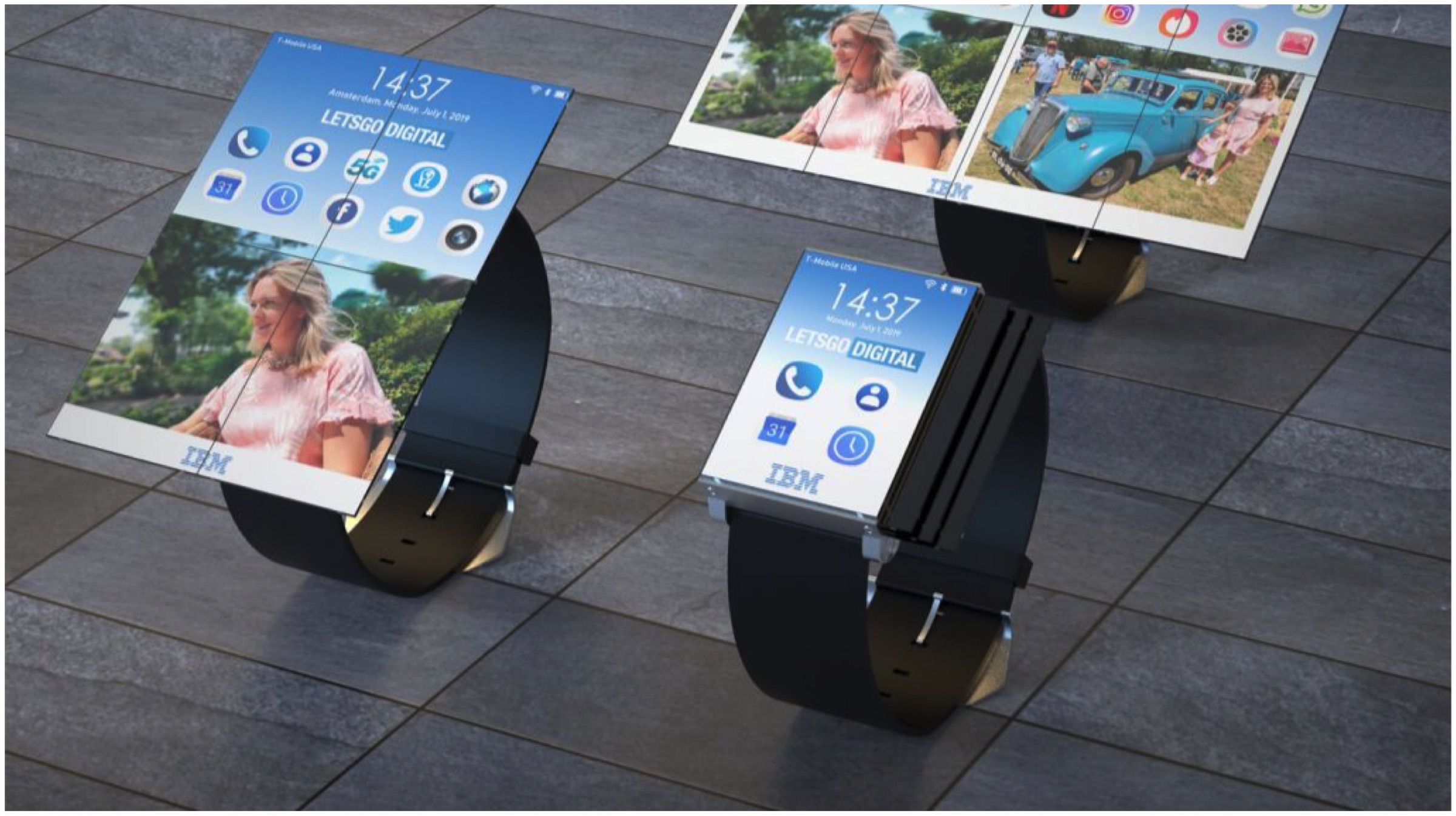 IBM Is Developing A Unique Smartwatch Which Unfolds Into A Tablet